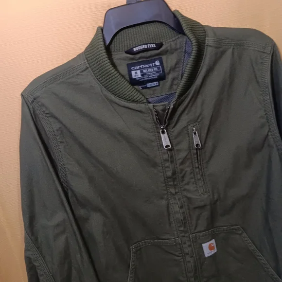 Carhartt Womens Dark Green Military Jacket - Picture 4 of 5